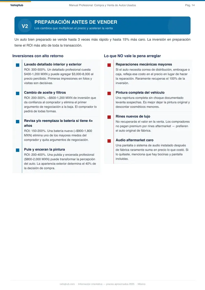 Página de muestra 3 de Compra y Venta de Auto en Español