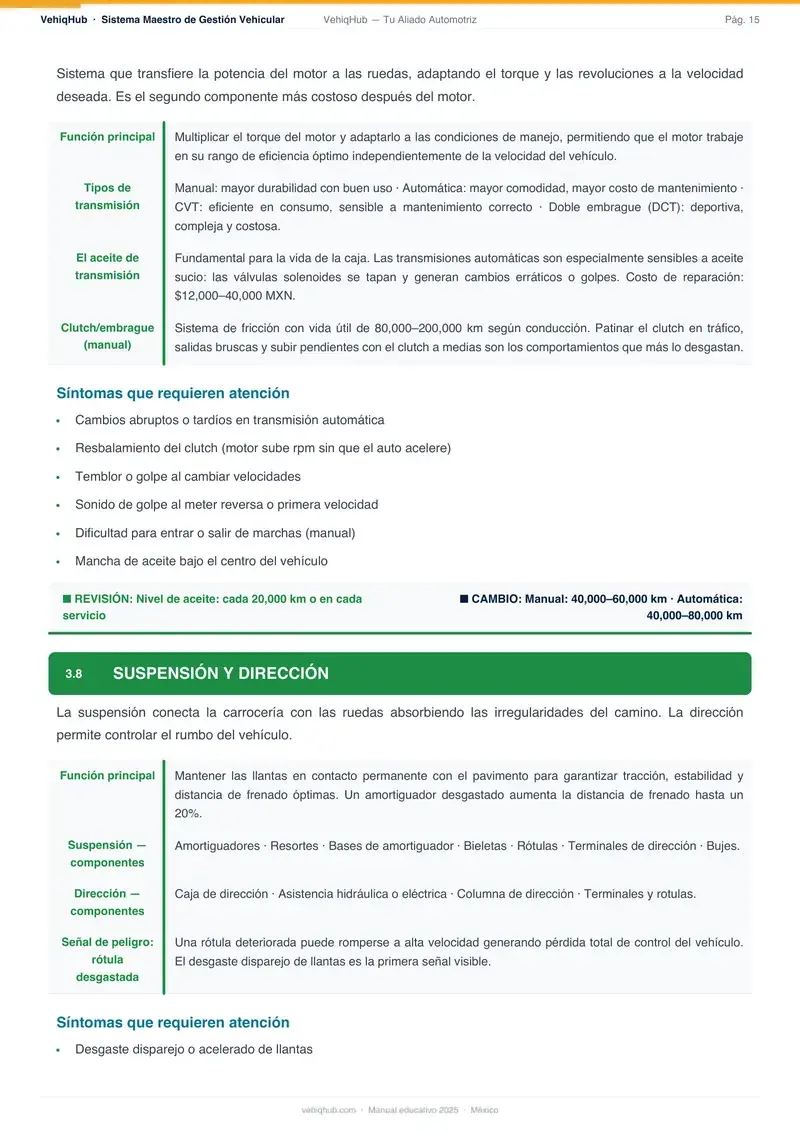 Página de muestra 2 de Control Total de tu Auto en Español